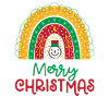 Christmas Rainbow Merry Christmas