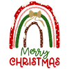 Christmas Rainbow Merry Christmas