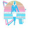 Flight attendant Retro