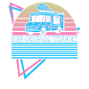Camion de crème glacée rétro