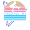 Ice Skating Retro Skating