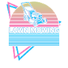 Lawn mowing retro