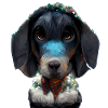 Bluetick Coonhound Christmas