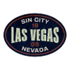 Las Vegas Neon Round Shield