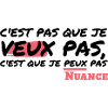 je peux pas