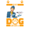 Flight attendant stewardess dog