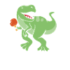 Table tennis dinosaurs