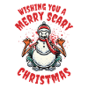 Joyeux Noël effrayant Halloween