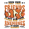 Funny pun clownfish anemones