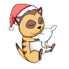 Suricate Noël Sommeil Sommeil