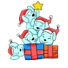 Christmas Christmas Tree Rabbit