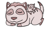 Sloth with Baby Sloth - Family