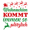 Christmas always comes so suddenly