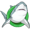 Shark Swimming Lifebuoy