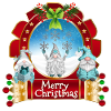 Joyeux Noël Gnome Trio Snowframe