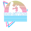 Dog Sitting Retro Trainer