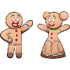 Gingerbread Man And Woman