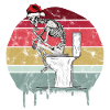 Christmas Retro Skeleton