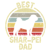 Meilleur père chien - Shar-Pei