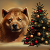 Eurasier Christmas