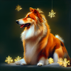 Rough Collie Christmas