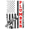 Plumbing Plumber American Flag