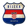 Rijeka Croatie Drapeaux Design d'armoiries