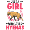 Hyäne Mädchen Erdwolf Hyena