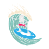 Squelette de surf