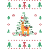 Kerst lama lelijke trui grappige dieren