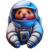 Hamster in Spacesuit Space Astronaut