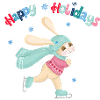 Patinage de lapin : bon hiver