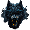 Wolf Wolfhead Aggressive Fur Fantasy