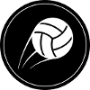 Volleyball symbol Kreis