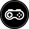 Gamepad Symbol Gamer Circle