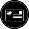 Stamp icon circle