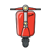 Scooter Scooter Scooter red