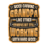 Woodcarving Grandpa Carpenter Woodworking