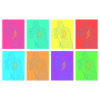 Rock singer in Pop Art