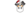 Christmas Australian Shepherd Chest Bag