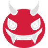 Devil Monster Design Face