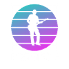 Retro Bassist Bass Guitar