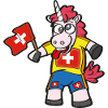 Schweizer Crazy Einhorn
