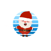 Ich liebe Schnee Weihnachtsmann
