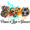 Peace Love Soccer
