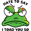 Funny Animal Frog Graphic