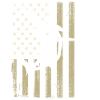 Springender Marlin mit US Flagge Hochseefischen