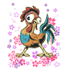 Coq cool fou du poulailler