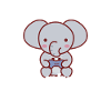 Elephant plays video games