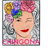Chingona Woman Flowers